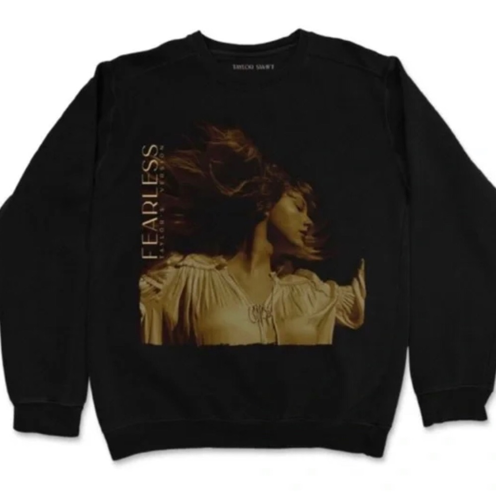 Taylor Swift Fearless Album Cover Crewneck